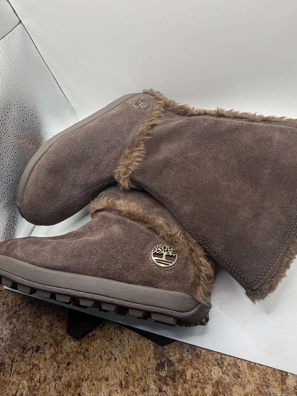 NWOT Timberland Women Faux Fur Mukluk Pull On Winter Boots